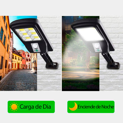 Pack 4 Foco Solar Exterior Con Sensor